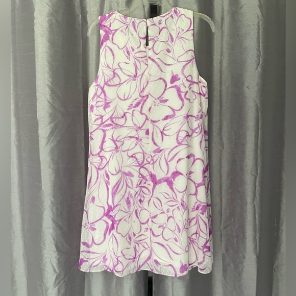 DKNY Petite Sleeveless Trapeze Dress - Picture 4 of 6